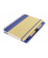 Notepad with pen blue