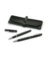 Writing set MONTANA black: ball pen and roller pen