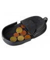 Leather coin holder