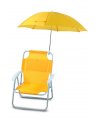 Paplūdimio kėdė su skėčiu