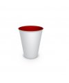 Reklaminis puodelis - Minimak, raudonos spalvos