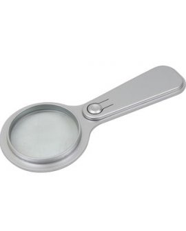 Magnifying glass with LED