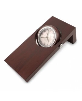 World Map Wooden Table Clock