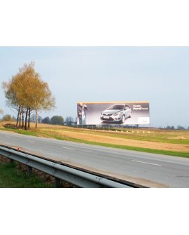 Reklaminis stendas automagistralėje Vilnius-Klaipėda, 500 m2.